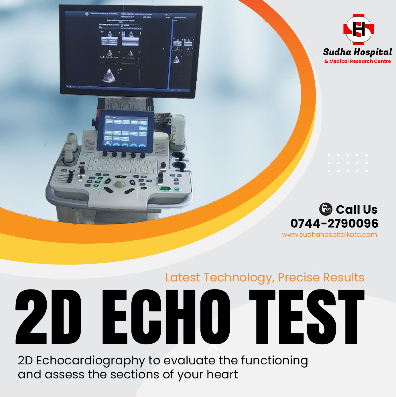 2D Echo Test for heart in Kota | Sudha Hospital & Medical Research Centre - Kota