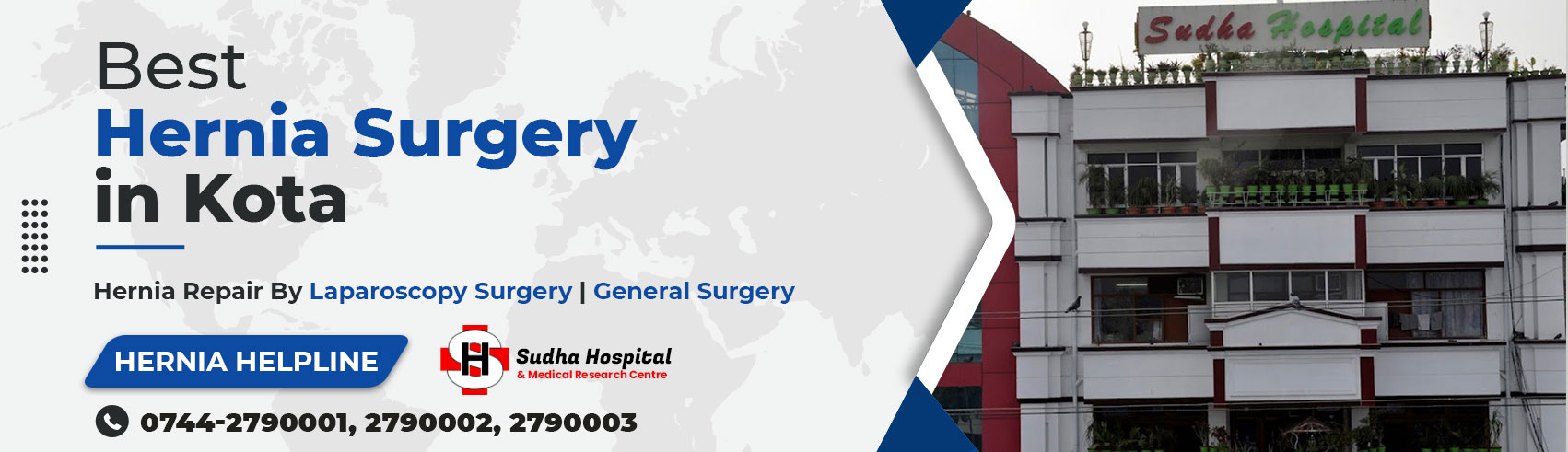 Hernia Treatment in Kota | Hernia Surgery in Kota | Google adsense banner | Sudha Hospital & Medical Research Centre