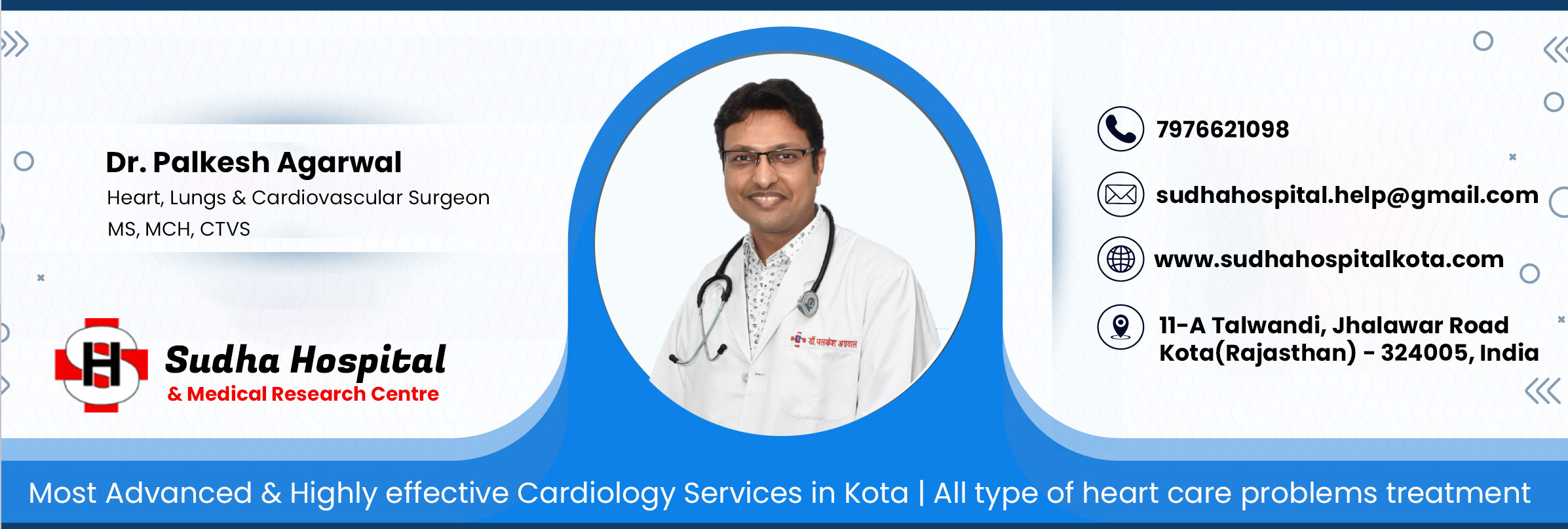 Dr. Palkesh Agarwal | Best Cardiac Surgeon in Kota | Paediatric Cardiac Care Surgeon in Kota